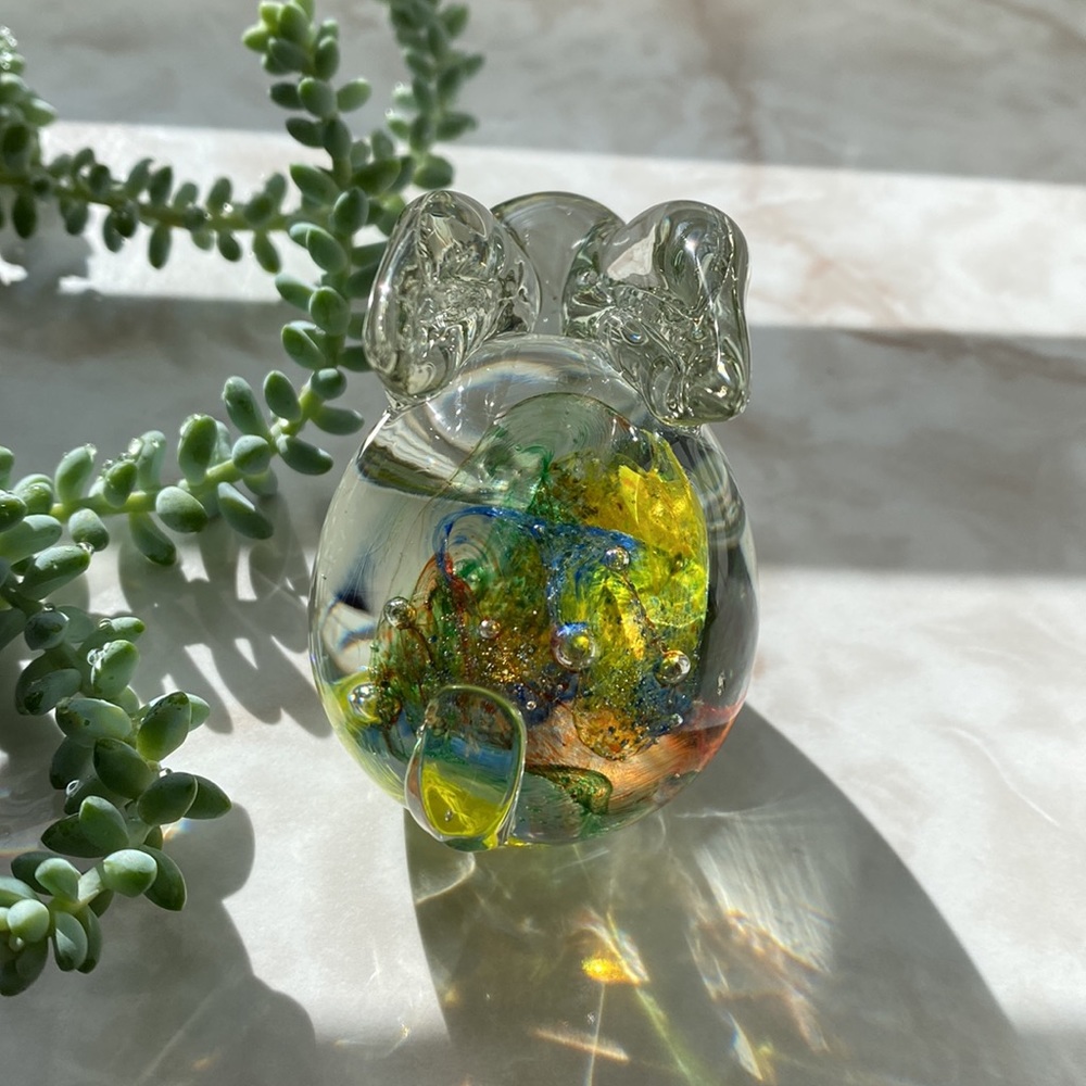 🐰Vintage🐰Glass Bunny Paperweight - Picture 7 of 9